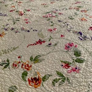 Liz Claiborne queen/Full quilt multi colored goral